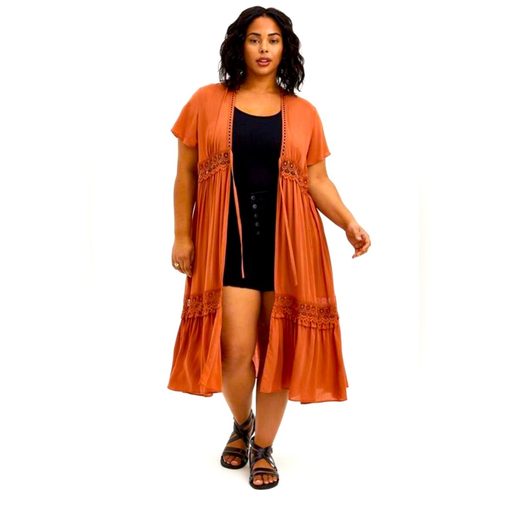 Women's Orange Swim Cover-Up